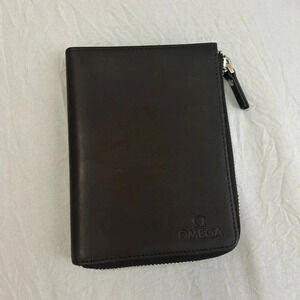 ! Omega Leather black Wallet